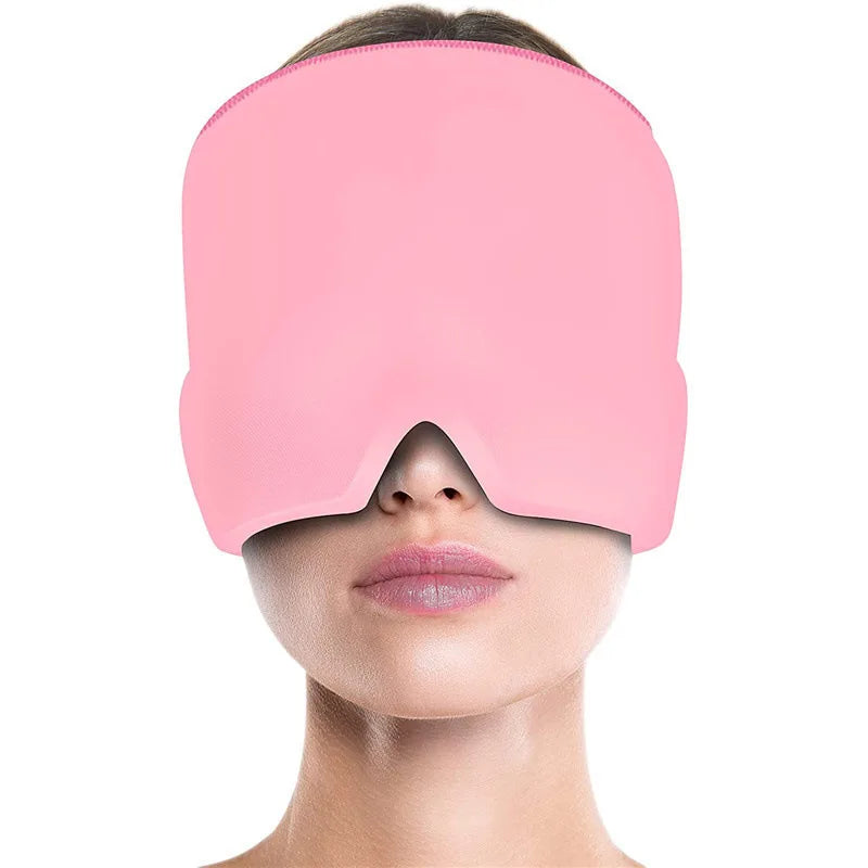 Casque de Froid Thérapeutique – Soulagement Migraine, Céphalée et Fatigue Oculaire