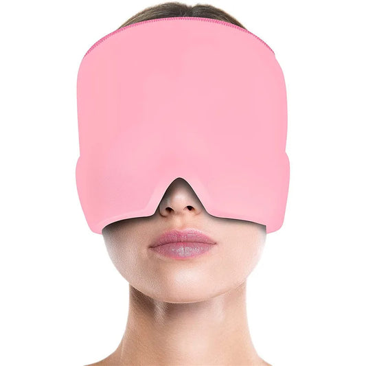 Casque de Froid Thérapeutique – Soulagement Migraine, Céphalée et Fatigue Oculaire
