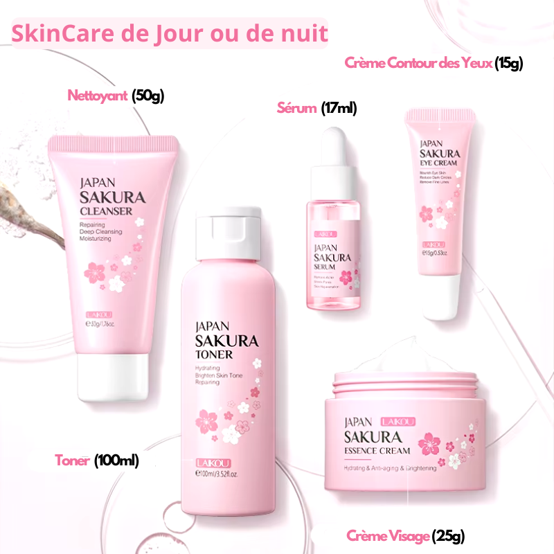 Coffret 5 pièces Skinkare Japonaise Laikou